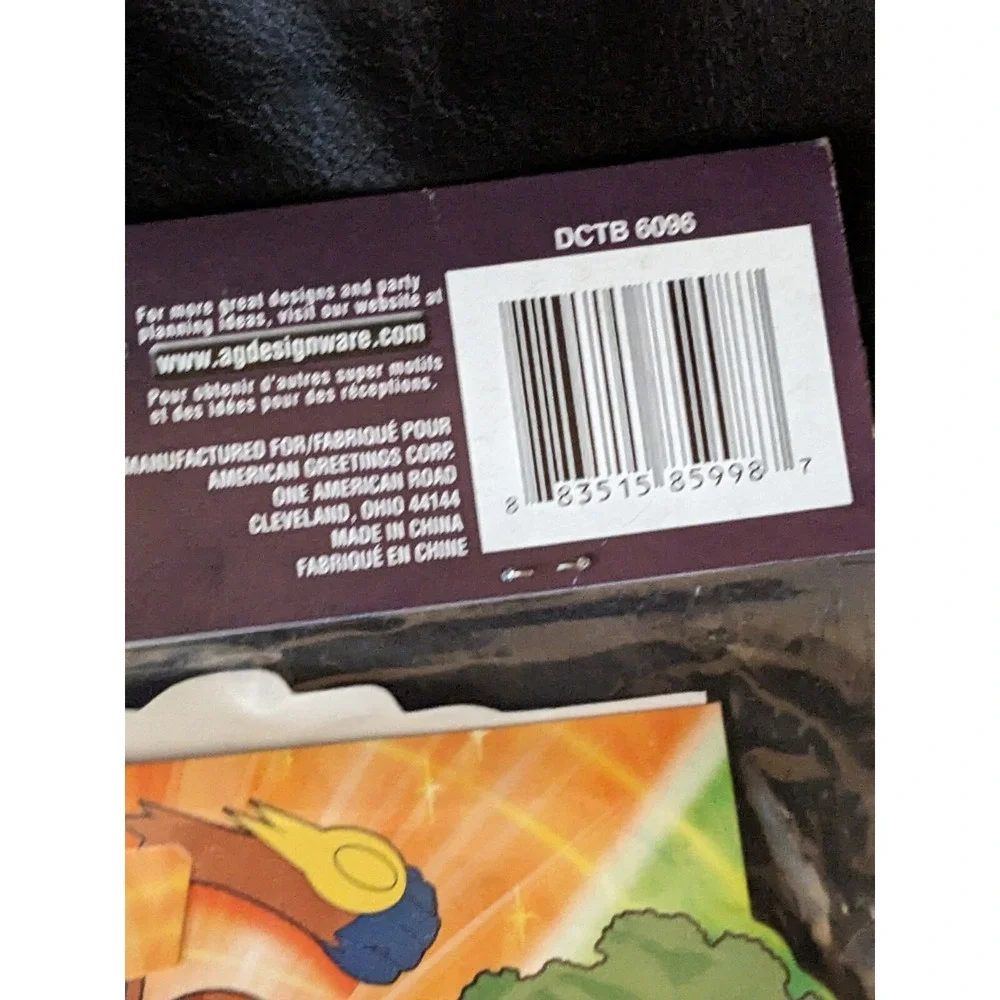 Pokemon Diamond Pearl Birthday Party 6 Favor Treat Boxes 6 Count NEW